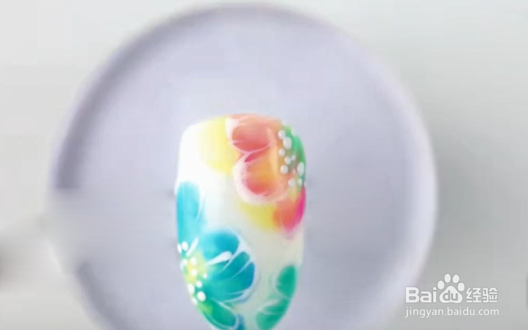 怎样做半透质感晕染花？