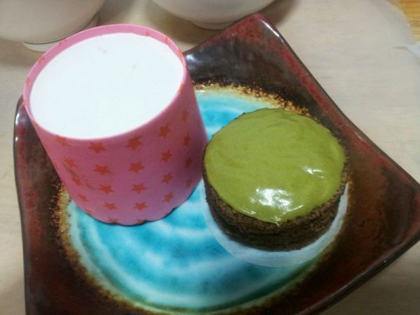 抹茶戚风慕司蛋糕