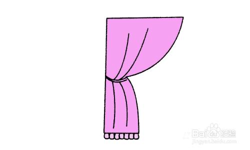 一步一步教你画窗帘