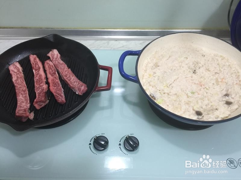 奶油牛排炖饭