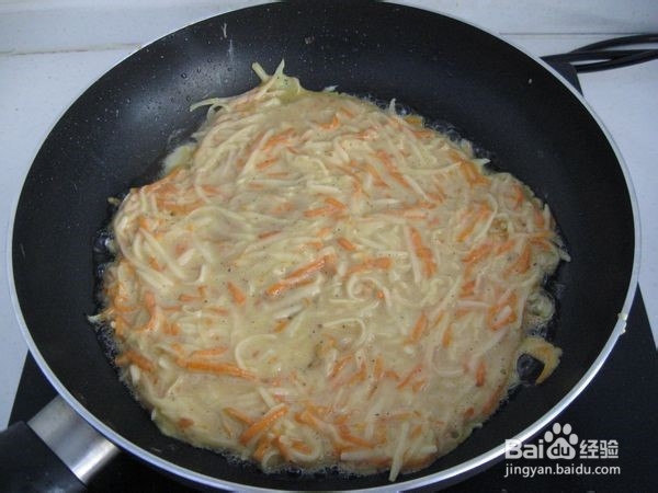 怎么做土豆丝蛋饼