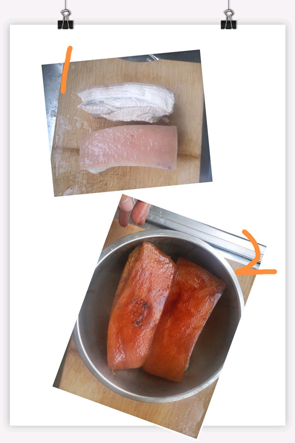 五花肉红薯蒸碗