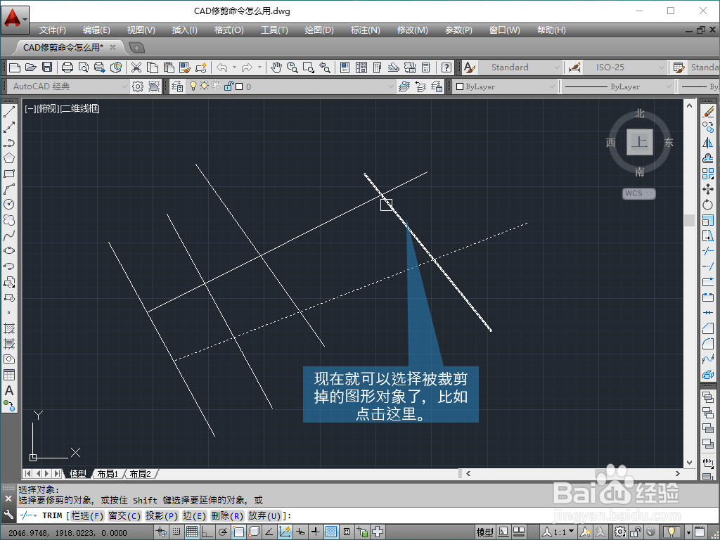 CAD修剪命令怎么用