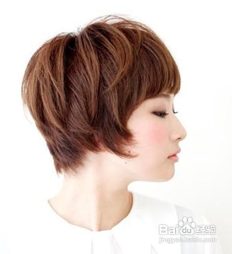 反季个性短发烫发宅女形象大翻身