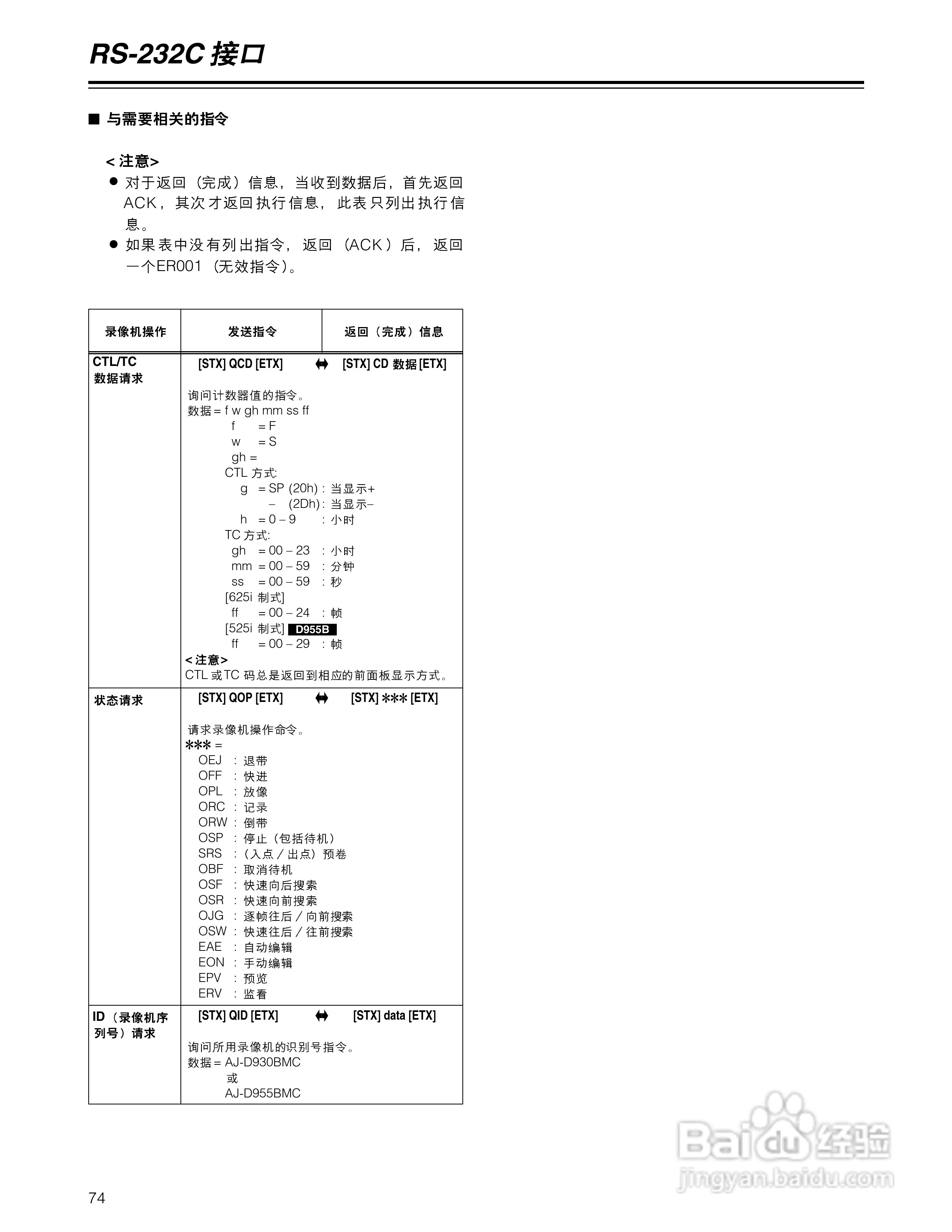 松下AJ-D955BMC数码摄像机说明书:[8]