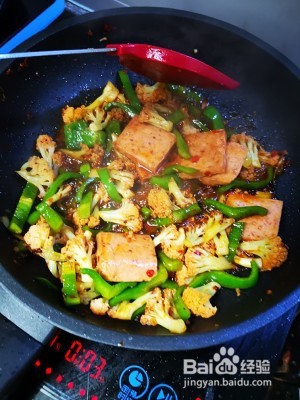 干锅菜花的制作方法