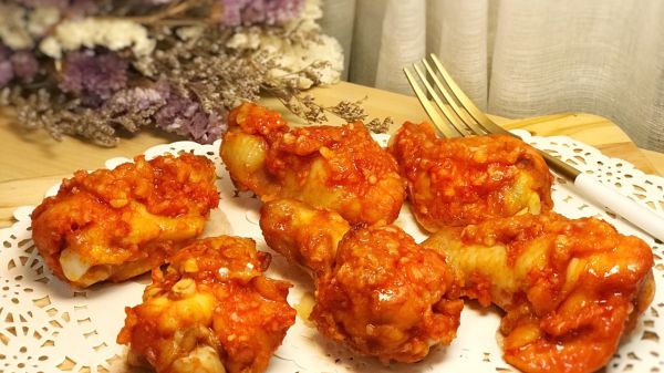 蜜汁蒜香鸡翅根