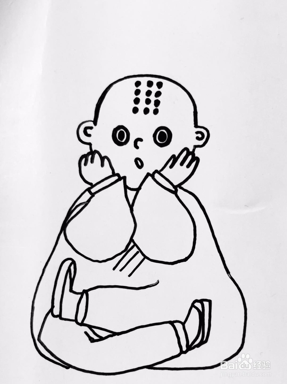 茉莉漫画之发呆的小和尚