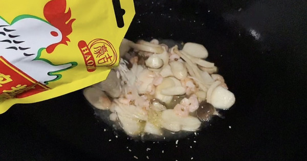 藤香虾仁杏鲍菇