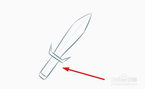 画一把卡通的匕首