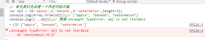 Array.from(arr)和[...arr]的区别