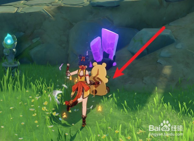 原神紫色的矿石怎么挖