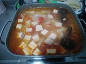 食补佳品超鲜番茄冬瓜菌菇豆腐汤的做法