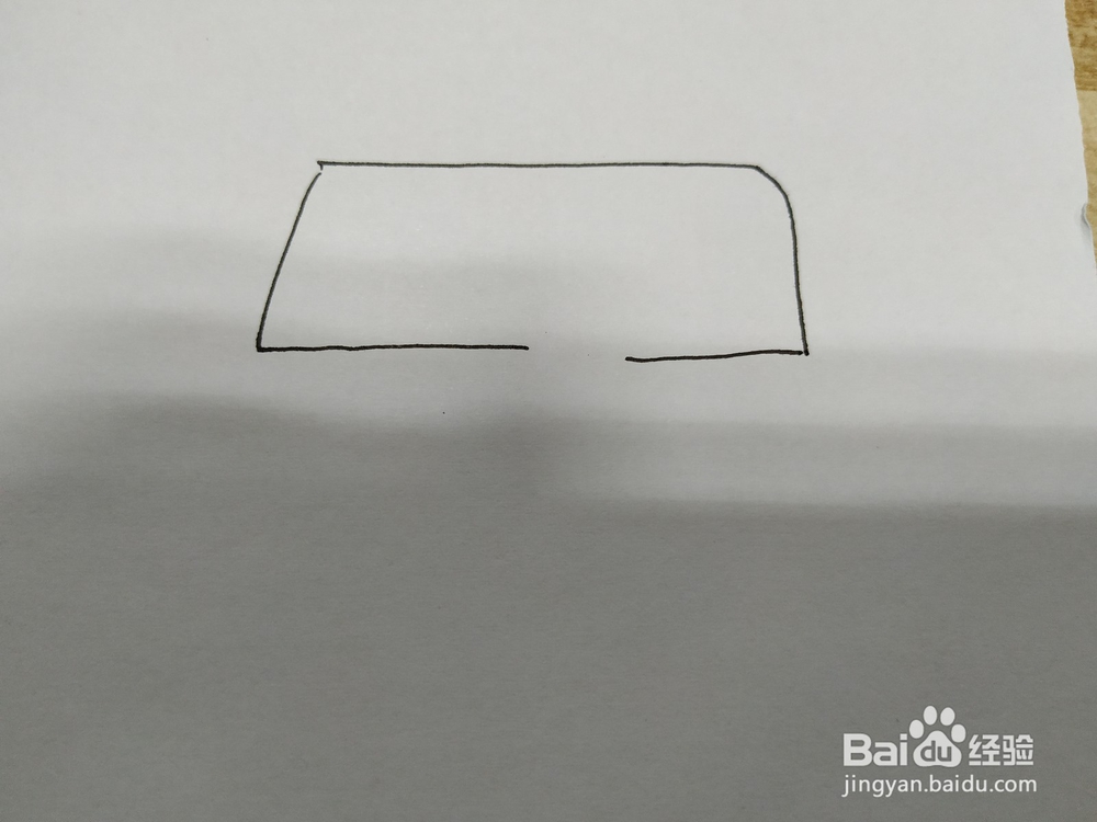 卡通救护车简笔画怎么画？