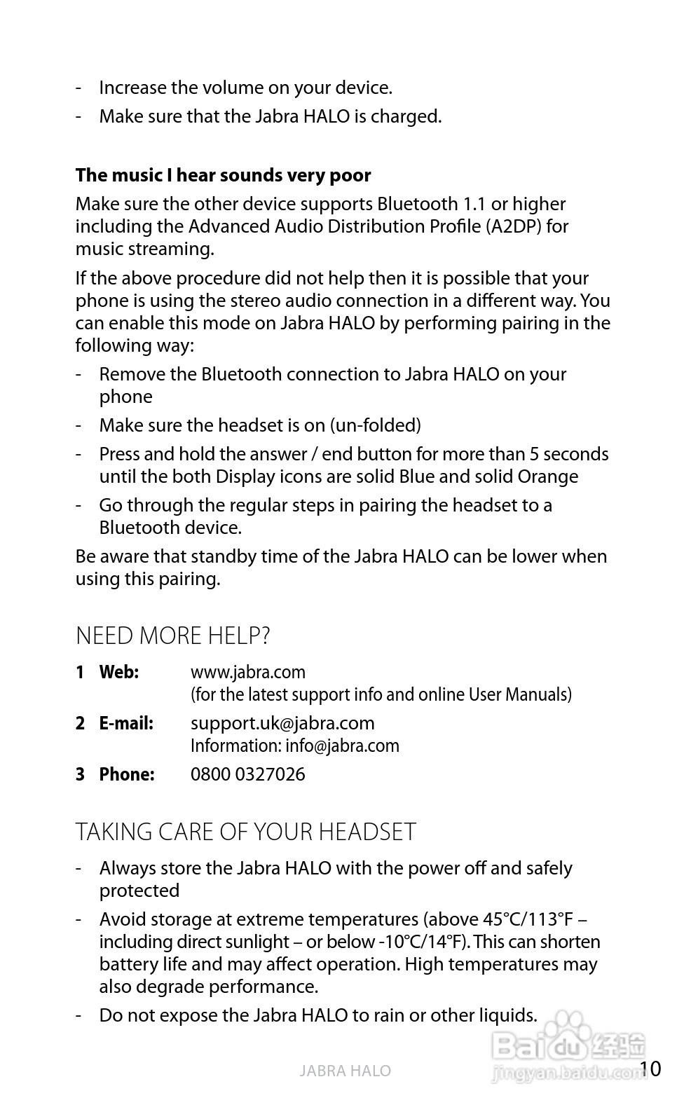 Jabra BT650s蓝牙耳机使用手冊:[2]