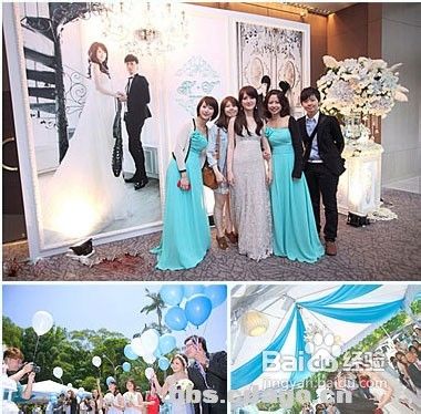 打造湛蓝色主题婚礼技巧