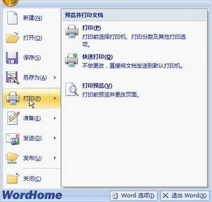 怎样在Word2007中双面打印Word文档