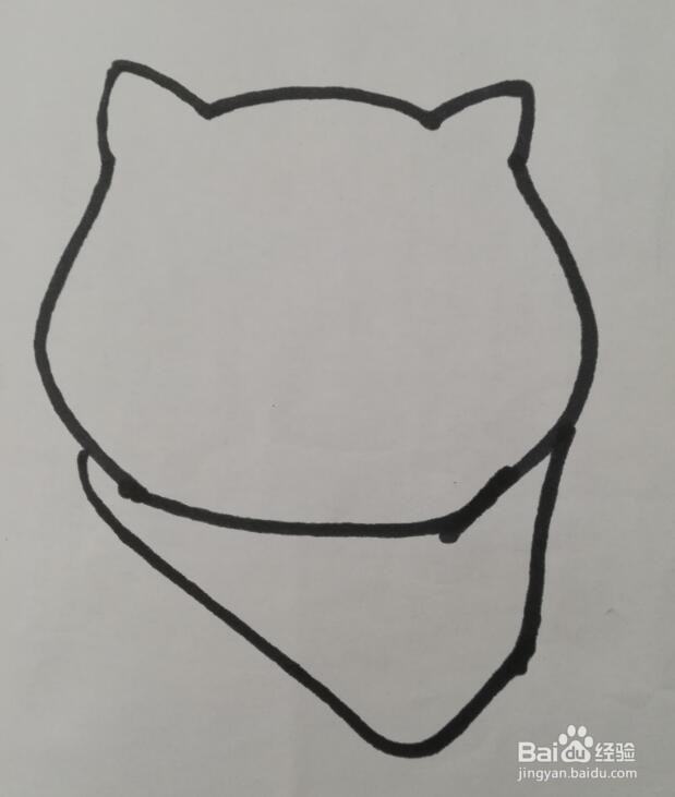 儿童简笔画 小猫的画法 小猫的简笔画