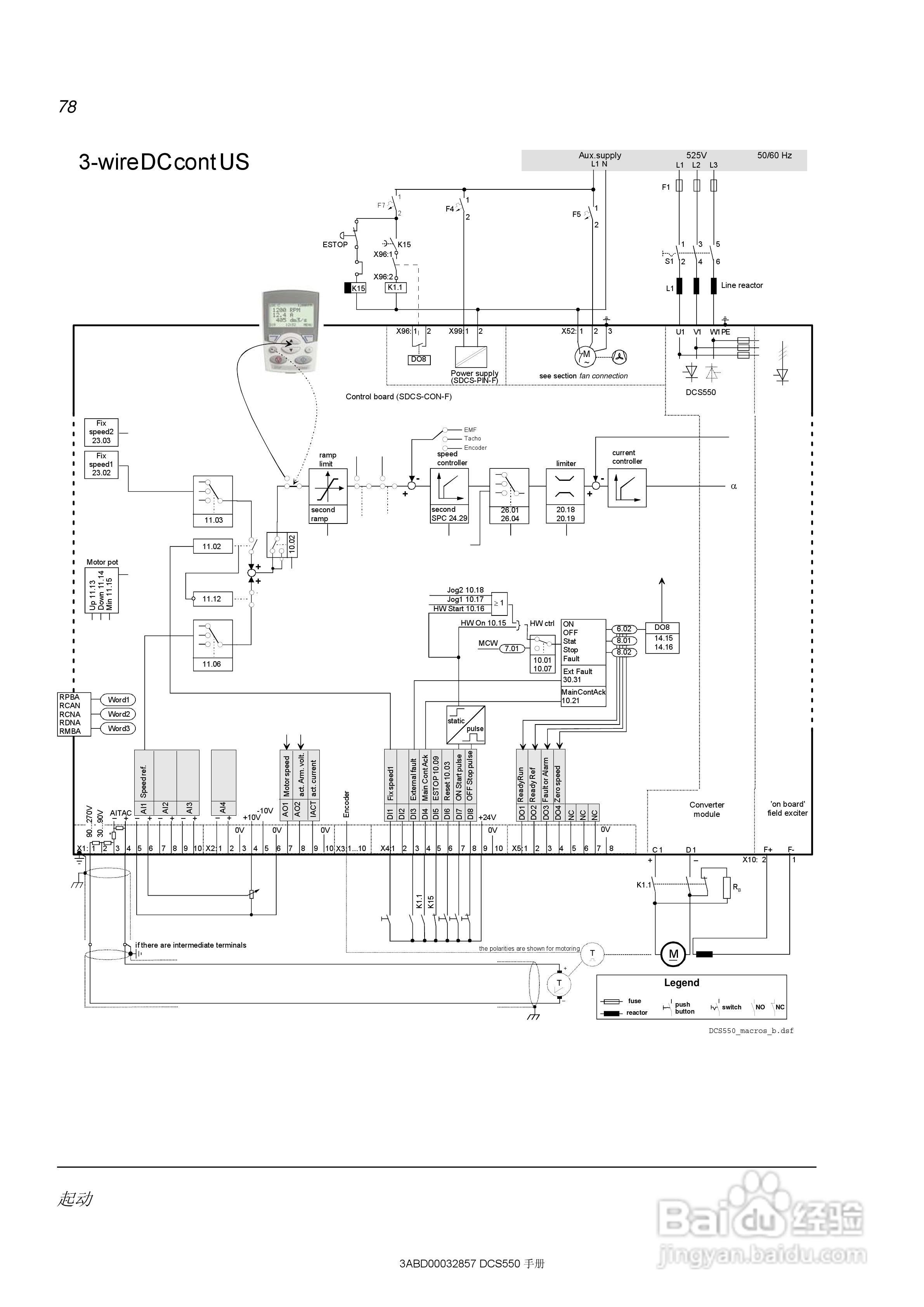 ABB直流调速器DCS550使用手册:[8]