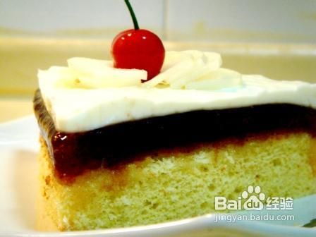 樱桃酱奶油慕斯
