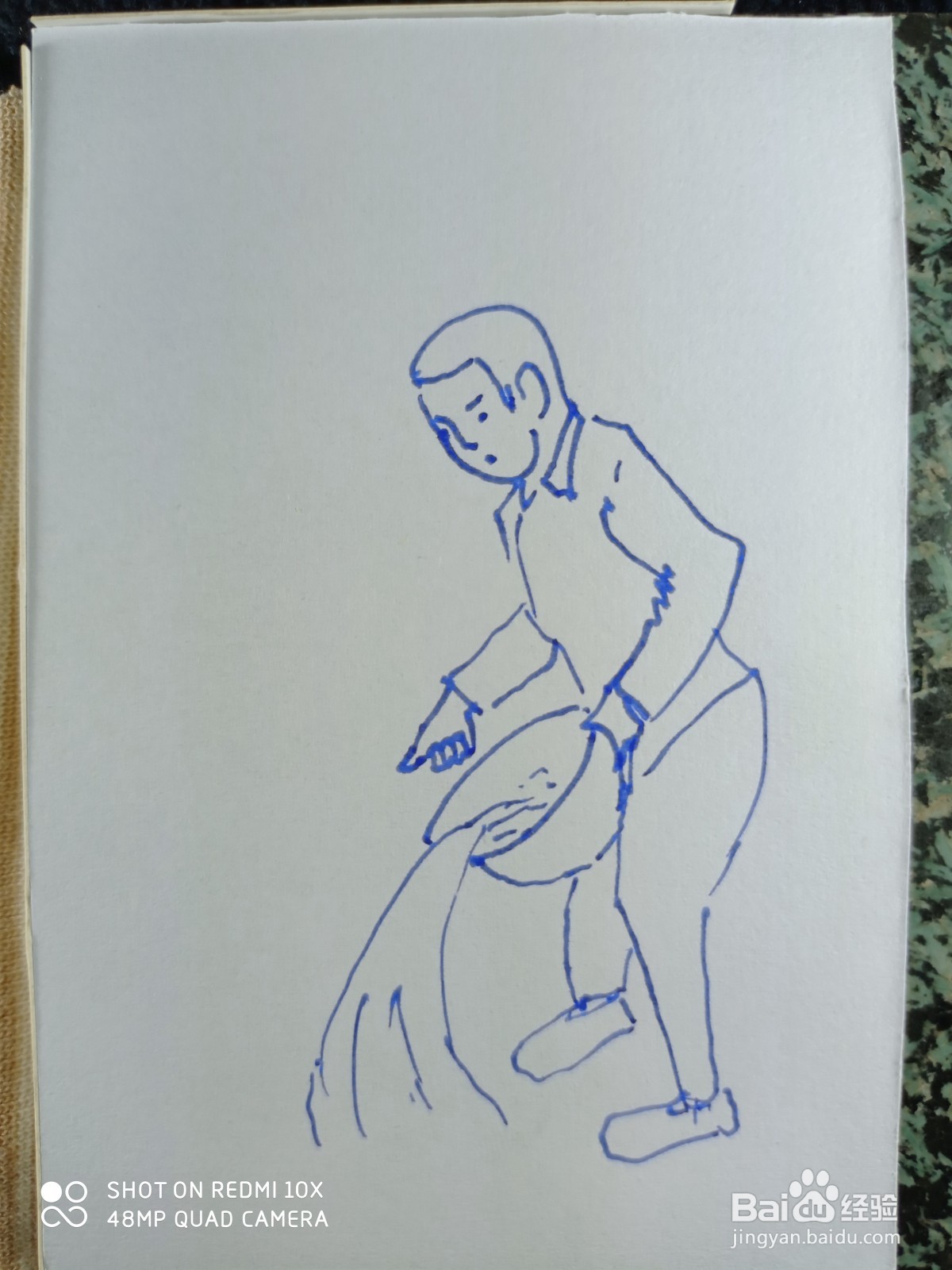 怎样画简笔画“倒水”