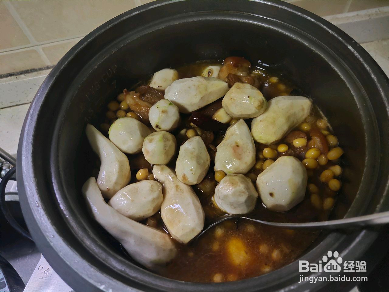 在家做黄豆蹄蹄的做法