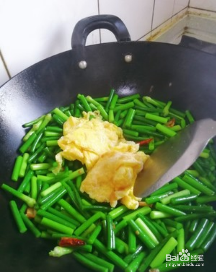 富硒姐姐鸡蛋羹教你做：蒜薹炒鸡蛋
