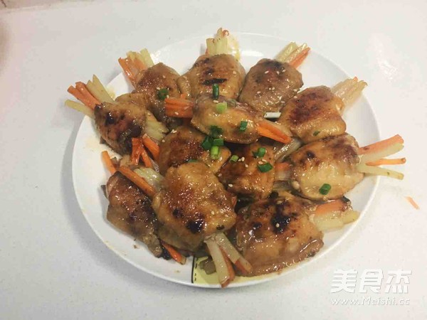 时蔬酿鸡翅的做法