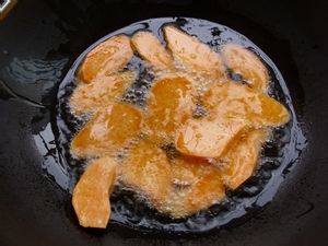 椒盐炸番薯片