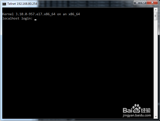 Linux(CentOS7)上部署Telnet