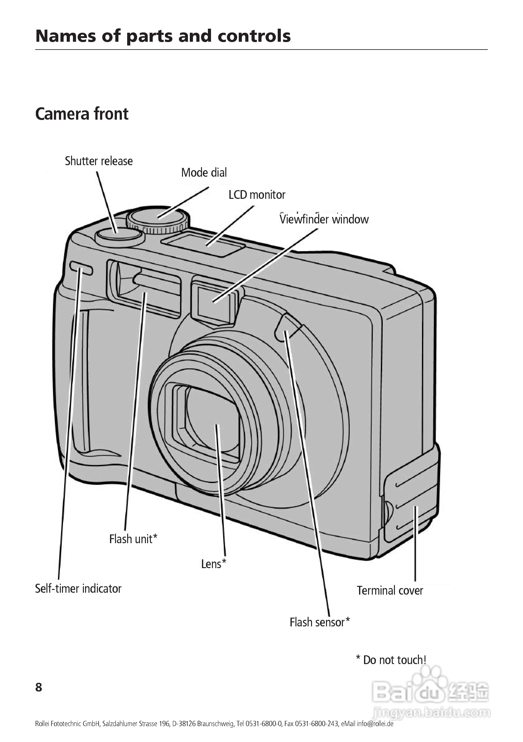 Rollei d41 com型数码相机说明书:[1]