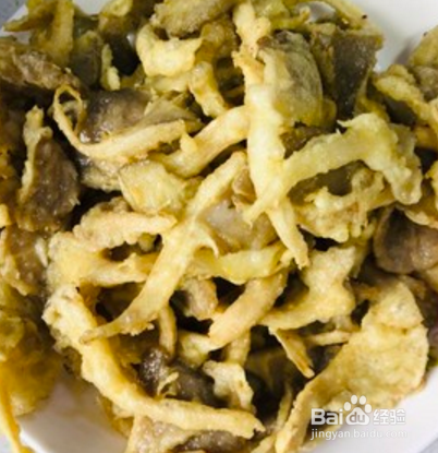 椒盐蘑菇-超好吃的下酒菜