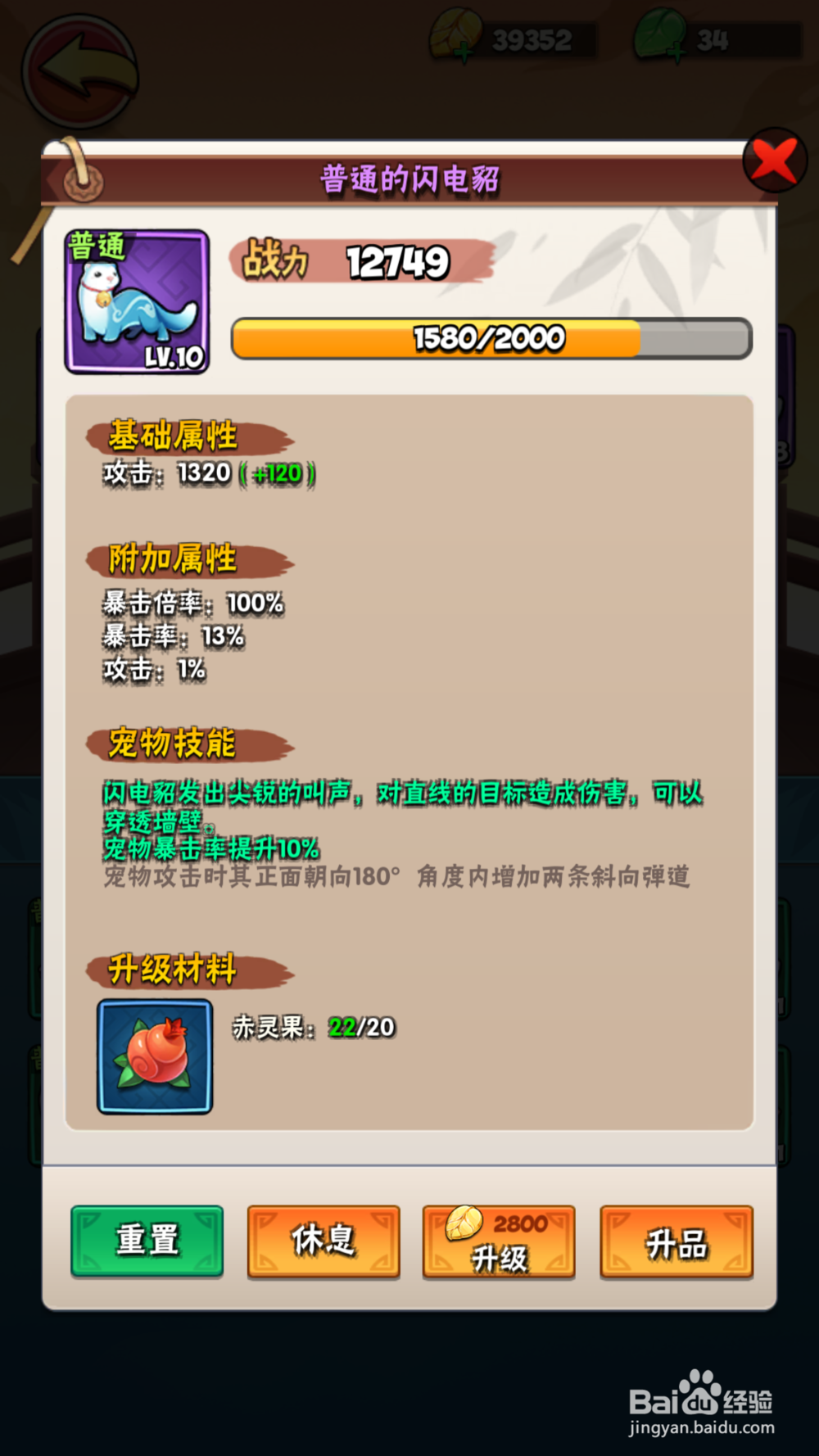 暴走大侠哪个宠物好？宠物有什么不同？