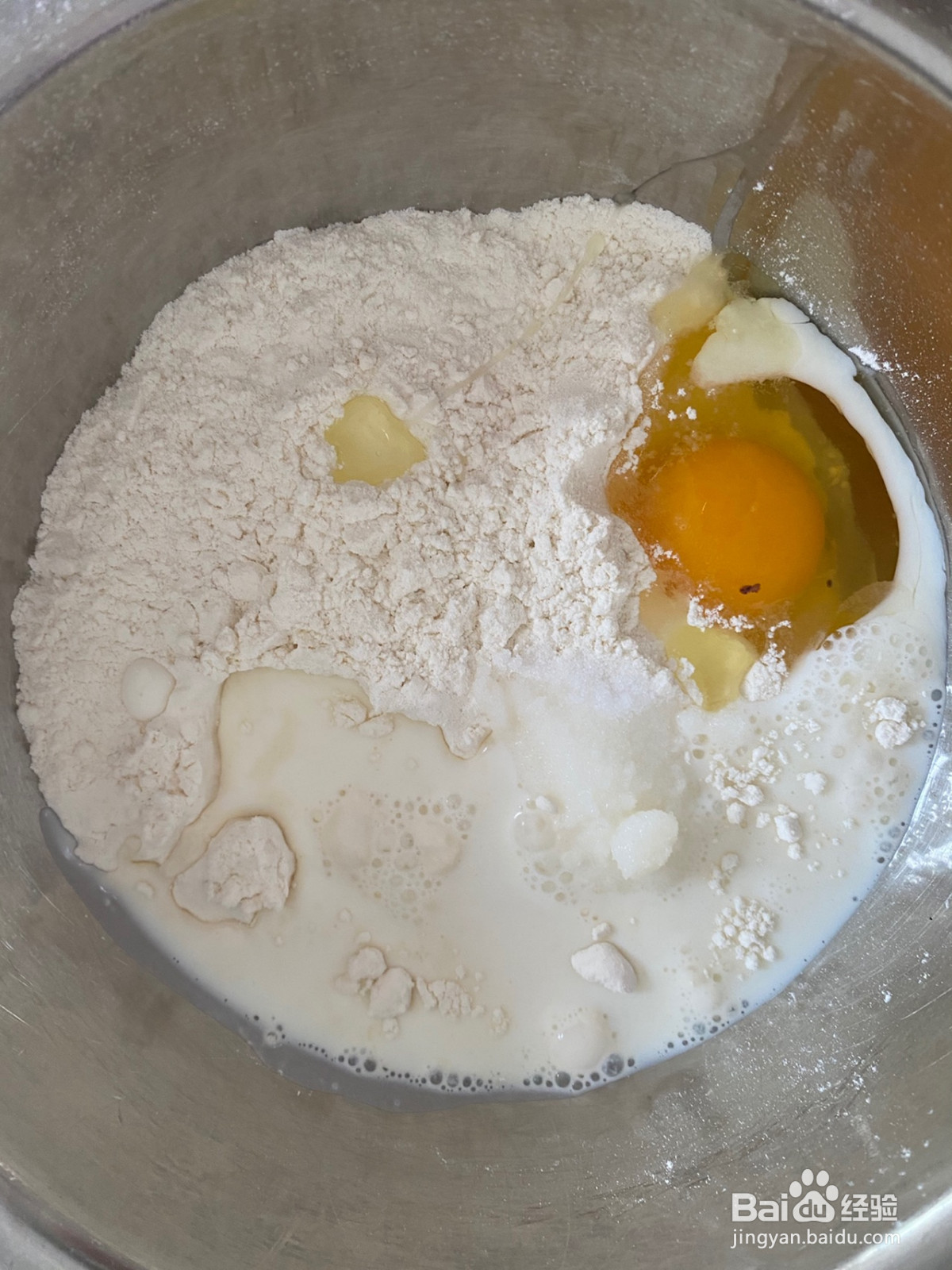 奶香豆沙面包的做法