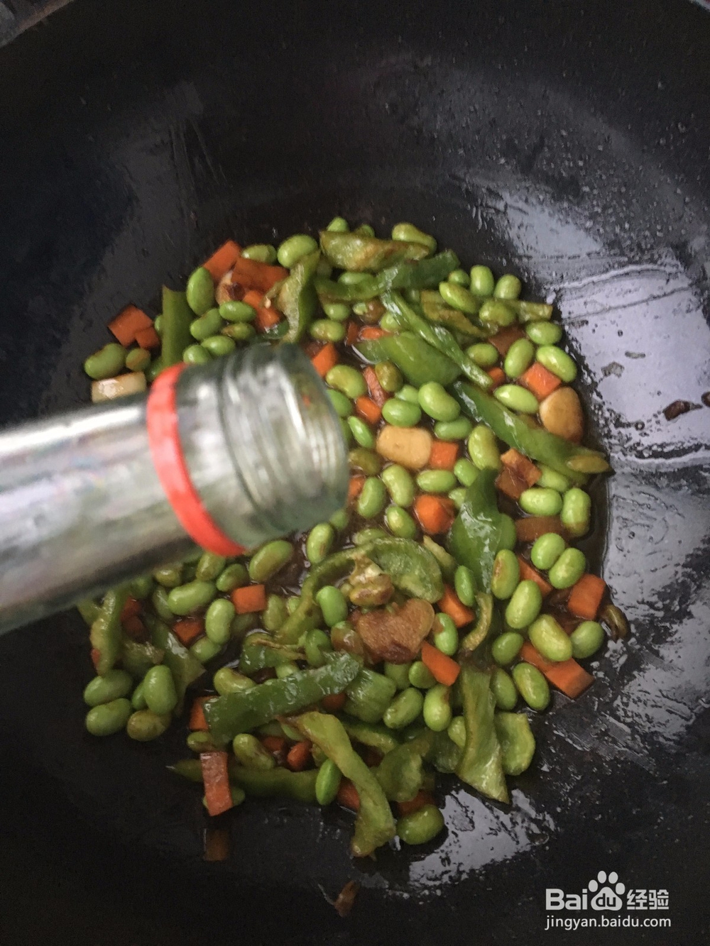 青椒炒毛豆怎么做？