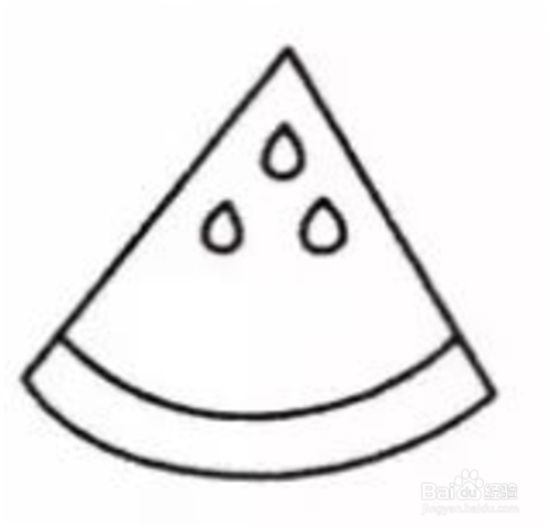 怎么画多汁西瓜