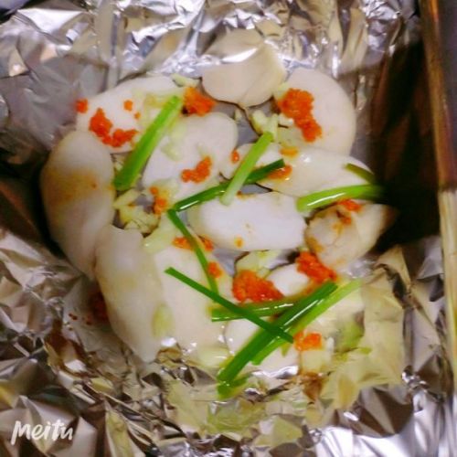 锡纸蟹味菇(加蟹黄酱版)