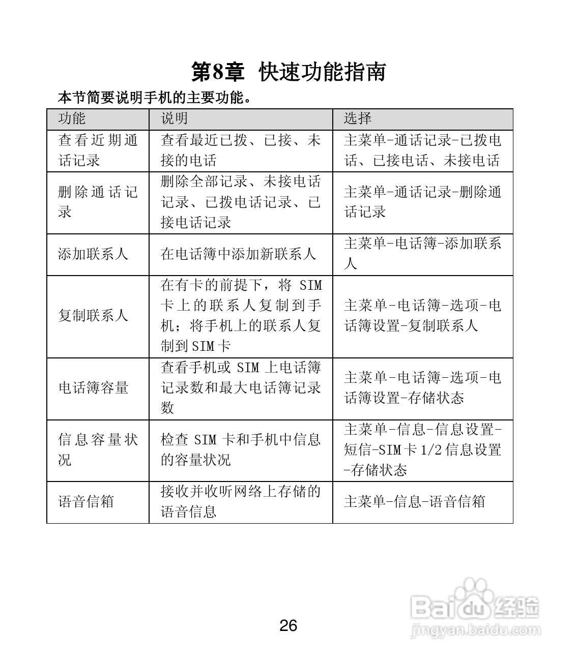 联想 Lenovo MA168手机说明书:[3]