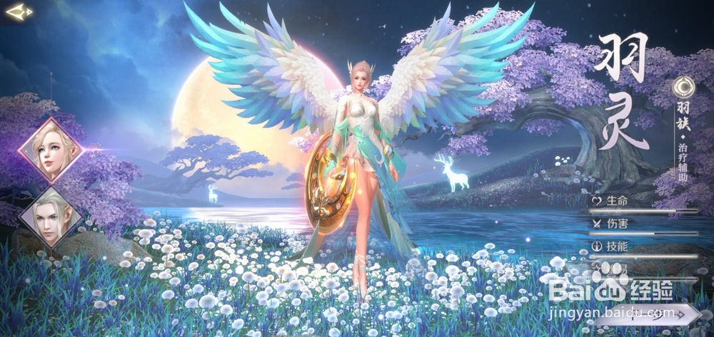 完美世界如何进行种族的选择