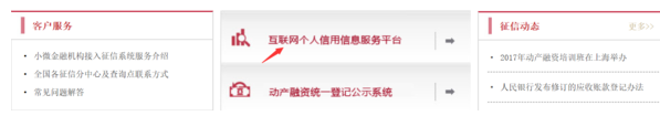 如何在网上查询自己的个人信用记录