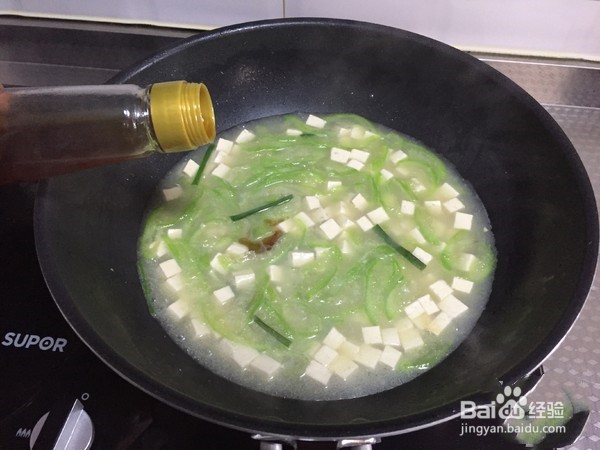 丝瓜豆腐汤的做法