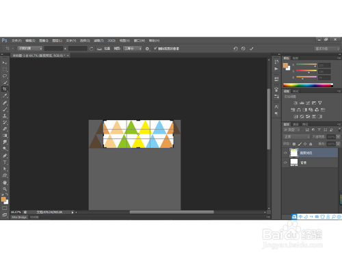 如何利用PS工具创建简单的几何图案-1?