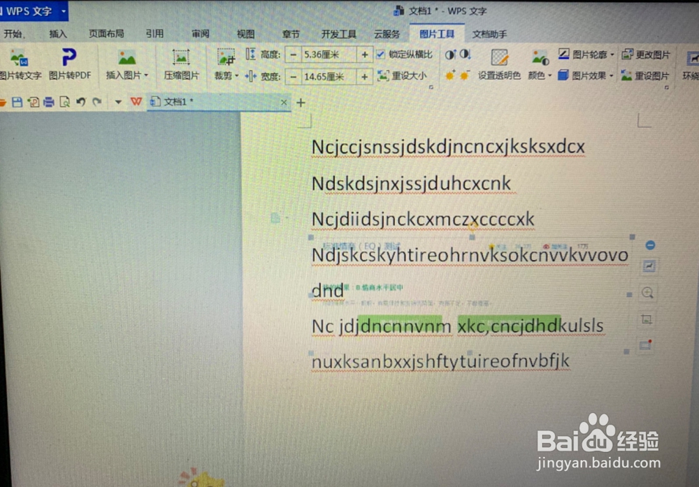 WPS中的图片如何设置文字环绕方式？