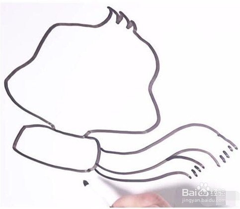 伴儿成长简笔画系列-怎样画可爱的小鸭子简笔画