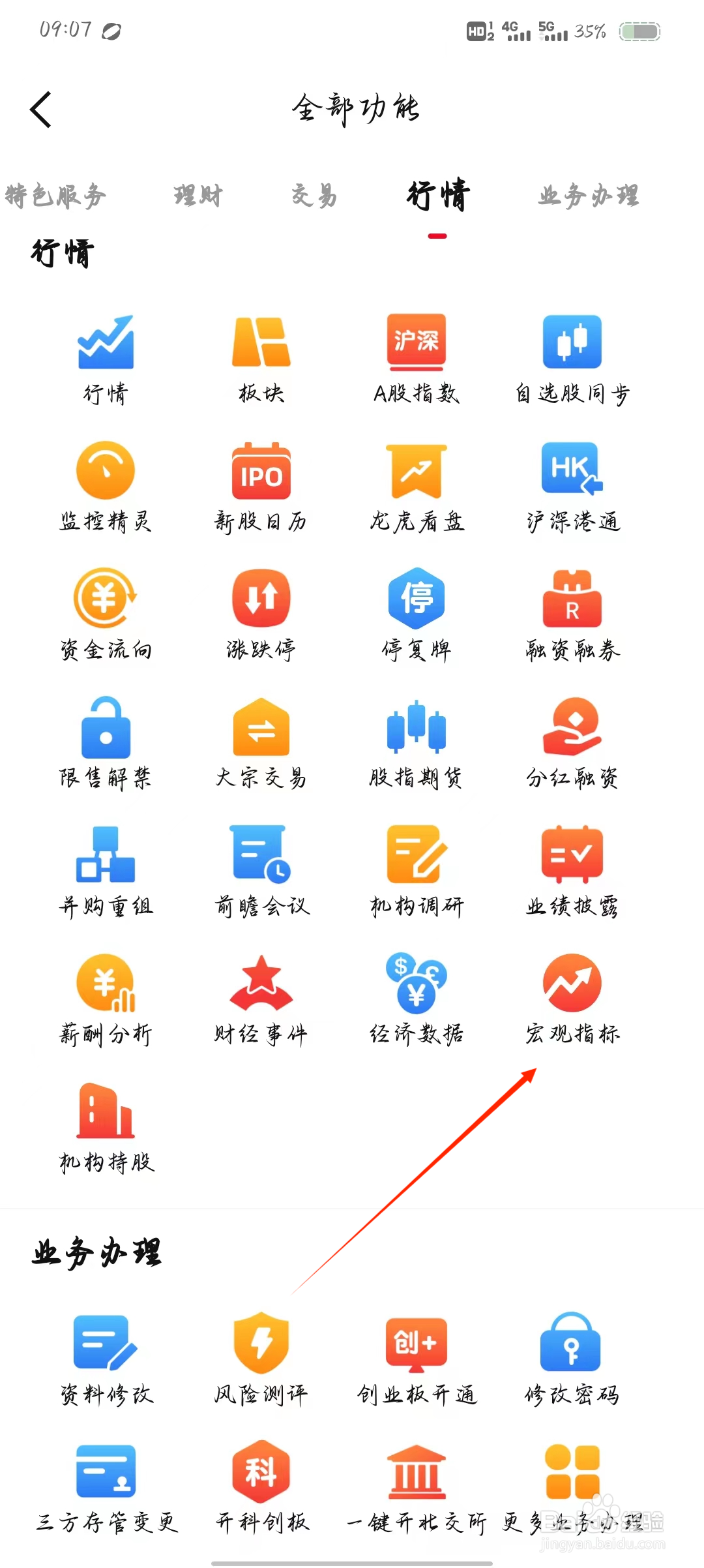 西南证券如何查看宏观指标