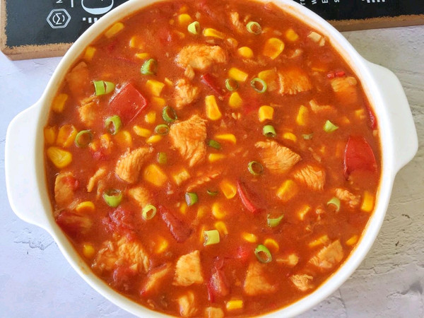 茄汁玉米鸡胸肉