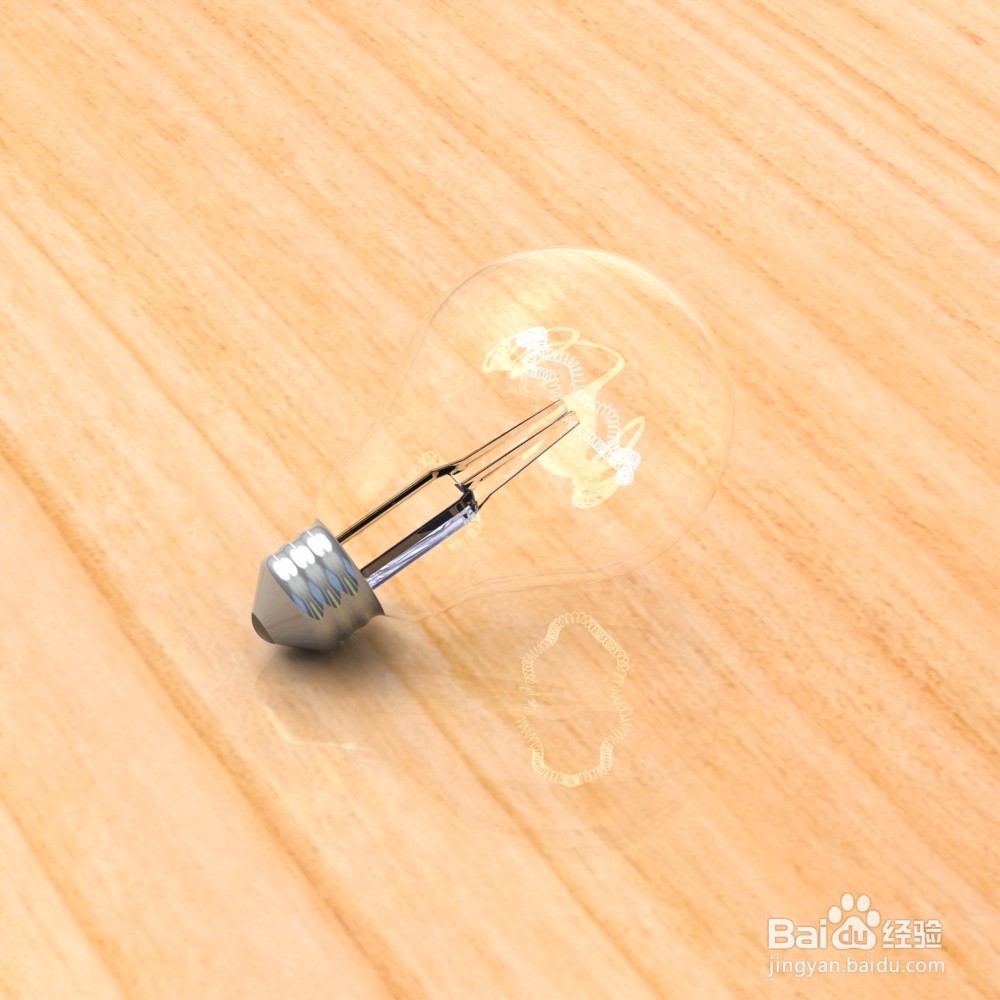solidworks 白炽灯泡渲染实例