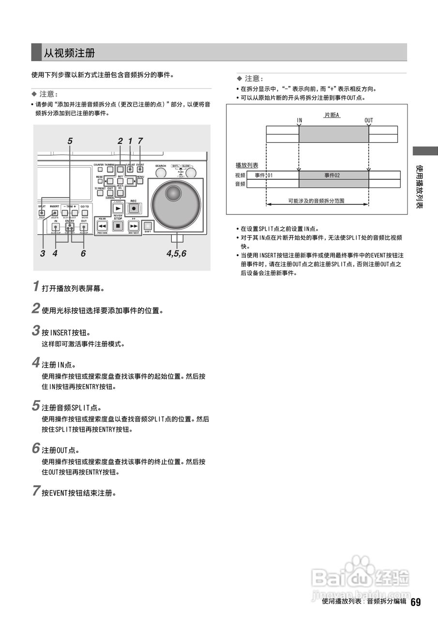 松下 AJ-HPS1500MC编辑录放机操作手册:[7]