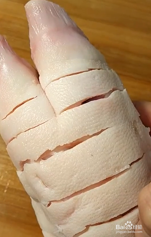 虎皮猪蹄的做法