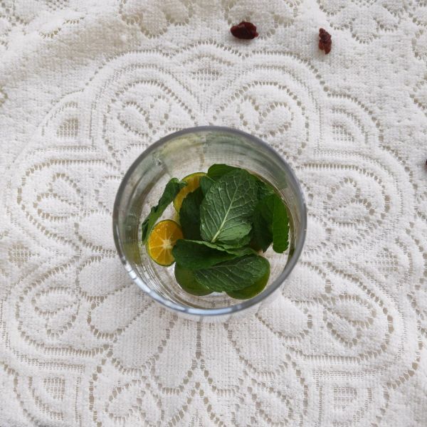 薄荷蔓越莓果汁